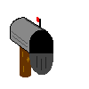 An animated mailbox